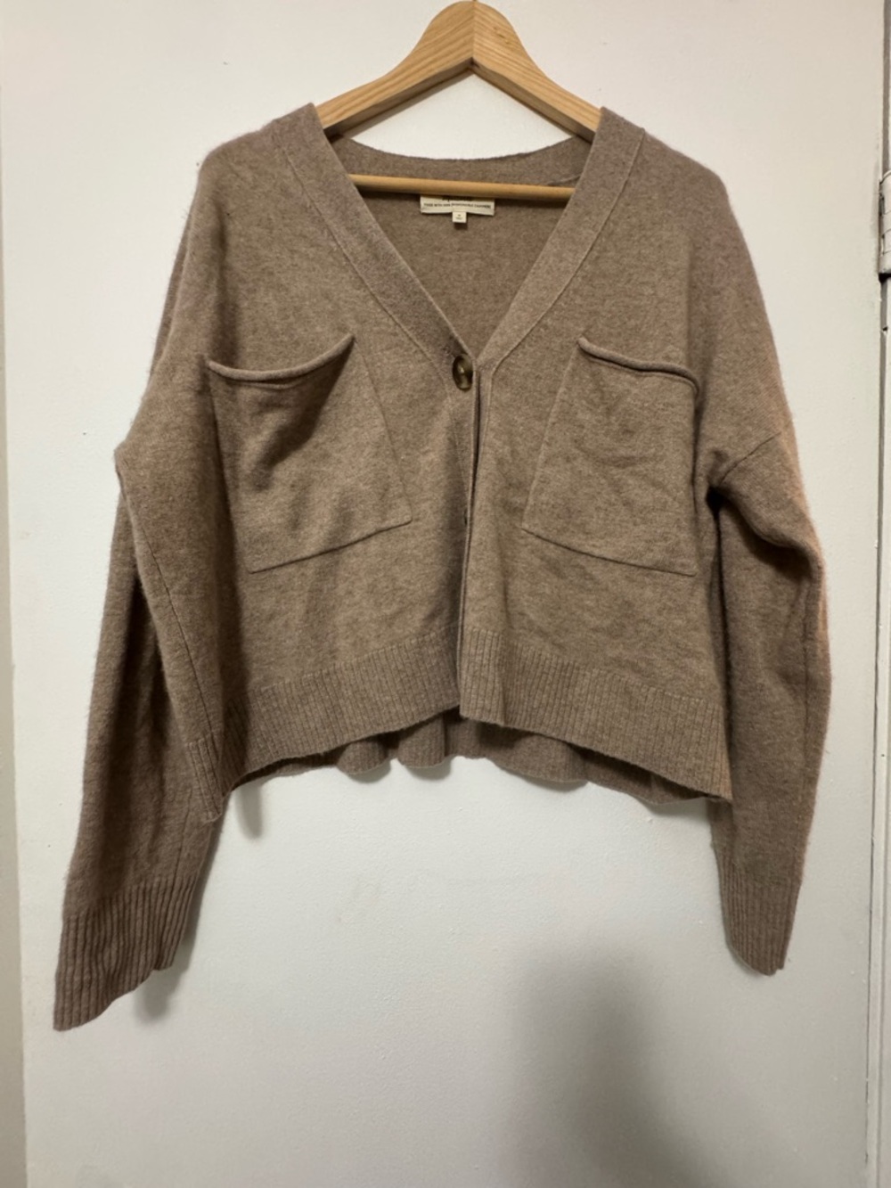 Madewell (Re)sponsible Cashmere Upton Cardigan Sweater